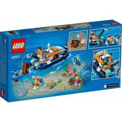 Klocki LEGO 60377 Łodź do nurkowania badacza CITY